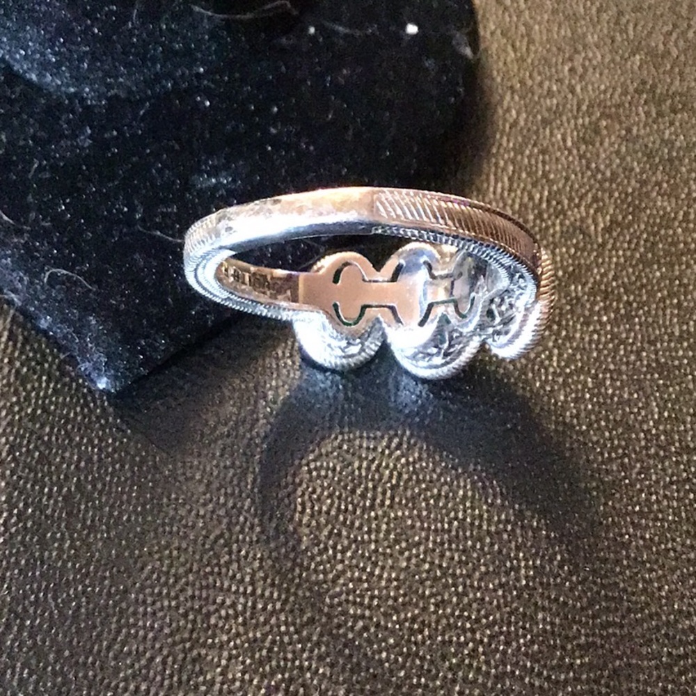 JUDITH RIPKA CHROME DIOPSIDE AND DIAMONIQUE RING - Picture 5 of 9